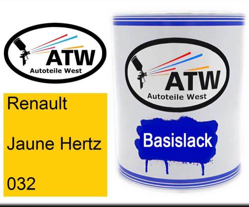 Renault, Jaune Hertz, 032: 1L Lackdose, von ATW Autoteile West.